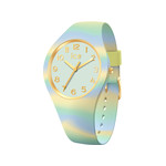 Montre ICE WATCH Ice Tie and Dye femme bracelet silicone bleu clair - vue 1