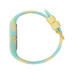 Montre ICE WATCH Ice Tie and Dye femme bracelet silicone bleu clair - vue 2