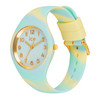 Montre ICE WATCH Ice Tie and Dye femme bracelet silicone bleu clair - vue VD1