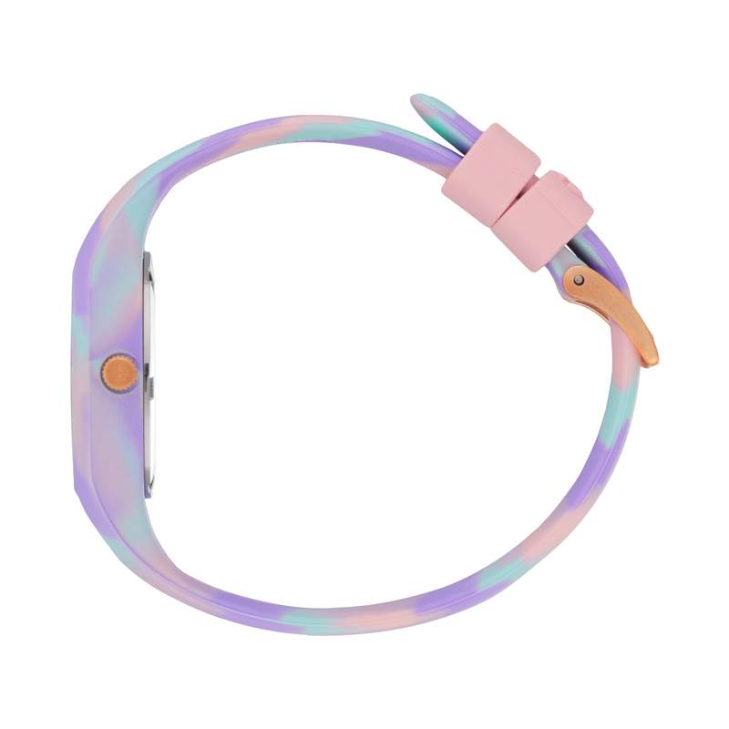 Montre ICE WATCH Ice Tie and Dye femme bracelet silicone violet clair - vue 2