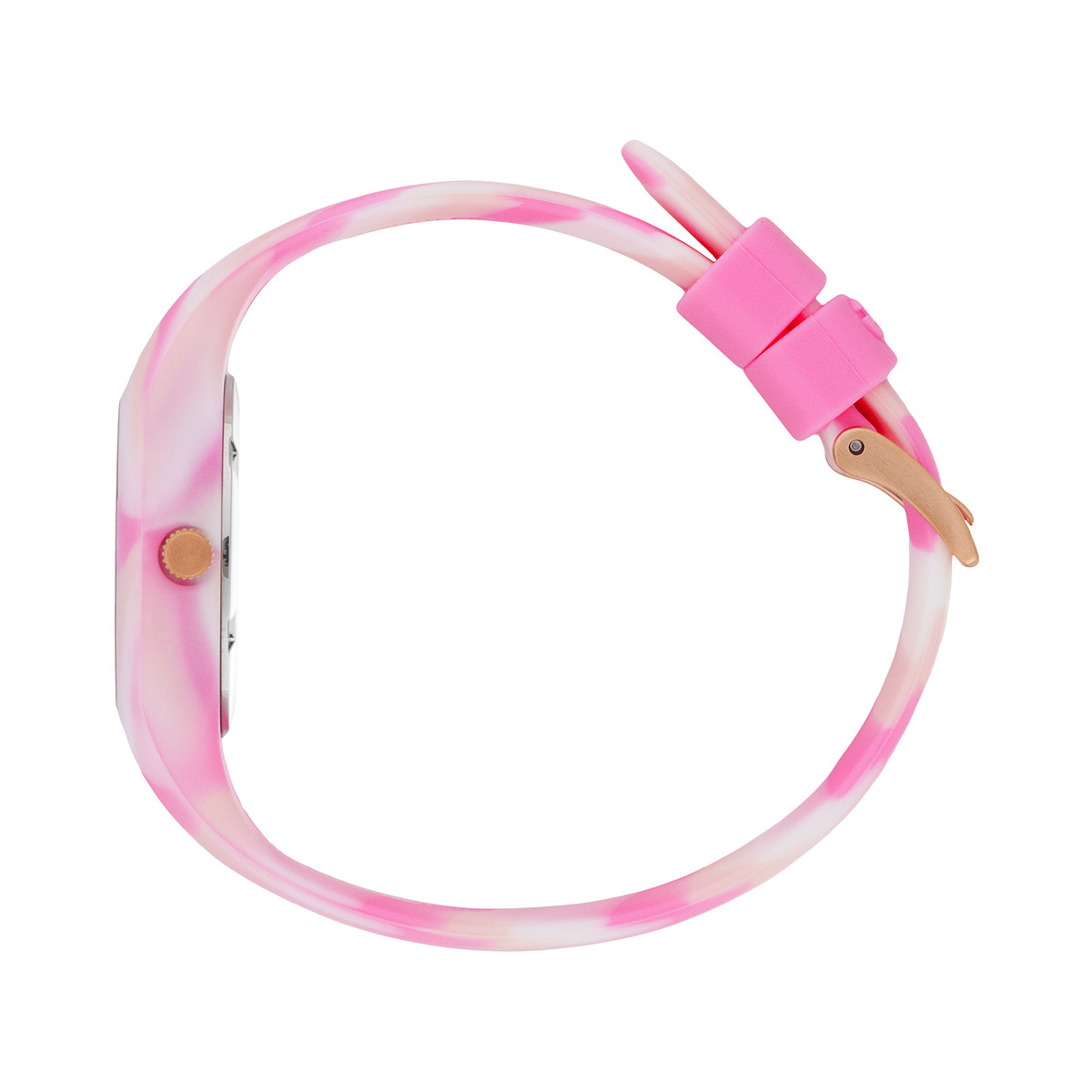 Montre ICE WATCH Ice Tie and Dye femme bracelet silicone rose - vue 2