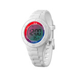 Montre ICE WATCH Ice Digit enfant digital, bracelet silicone blanc - vue 1