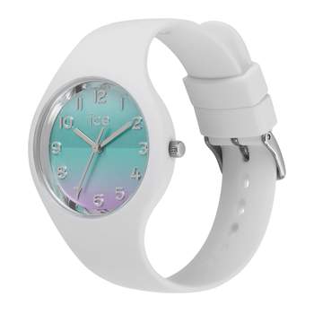 ICE WATCH Ice Horizon dameshorloge met hemelsblauwe siliconen band