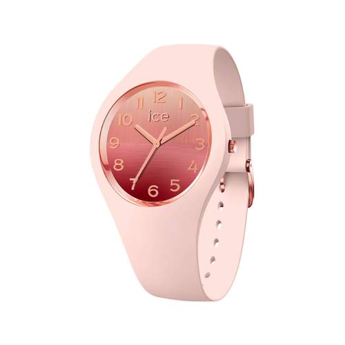 Montre ICE WATCH Ice Horizon femme plastique doré bracelet silicone rose nacre