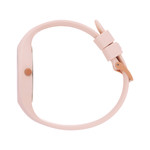 Montre ICE WATCH Ice Horizon femme plastique doré bracelet silicone rose nacre - vue 2