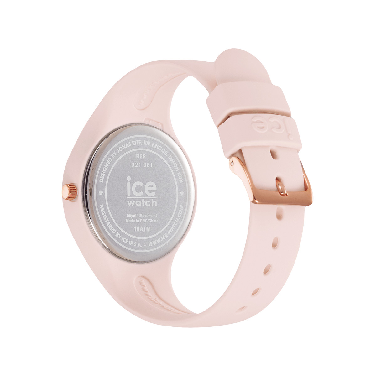 Ice-Watch ICE Horizon Blue Gold 021358 - Orologio Donna Piccolo (35mm) Con Cinturino In Silicone Blu E Quadrante Con Numeri Dorati - Impermeabile 10 ATM