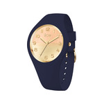 Montre ICE WATCH Ice Horizon femme plastique doré bracelet silicone bleu marine - vue 1