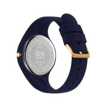 Montre ICE WATCH Ice Horizon femme plastique doré bracelet silicone bleu marine
