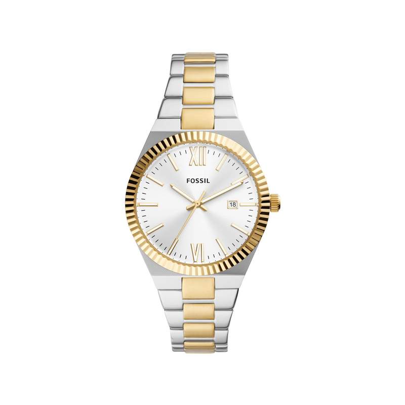 Montre FOSSIL Scarlette femme bracelet acier bicolore - vue 1