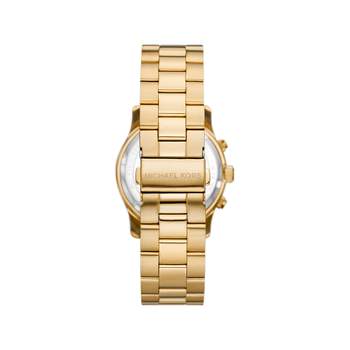 MICHAEL KORS Runway dameshorloge met vergulde roestvrijstalen band