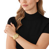 Montre MICHAEL KORS Runway femme bracelet acier inoxydable doré - vue Vporté 1