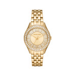 MICHAEL KORS Harlowe Women's Watch with Gold-Tone Steel Strap - View 1