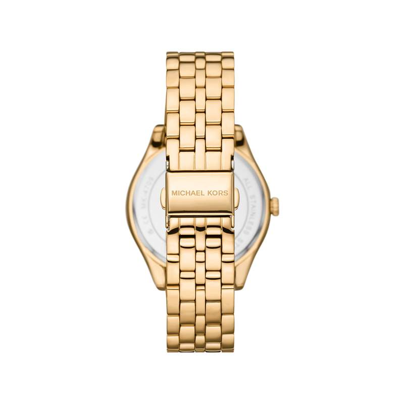 Montre MICHAEL KORS Harlowe femme bracelet acier doré - vue 3