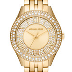 MICHAEL KORS Harlowe ladies' watch gold stainless steel bracelet - view D1