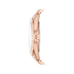 Montre MICHAEL KORS Harlowe femme bracelet acier  doré rose - vue 2