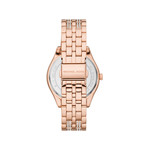 Montre MICHAEL KORS Harlowe femme bracelet acier  doré rose - vue 3