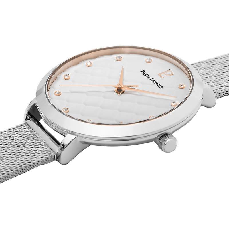 Montre PIERRE LANNIER Grace femme bracelet acier argent - vue 2