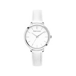 Montre PIERRE LANNIER Chouquette femme bracelet cuir blanc - vue 1