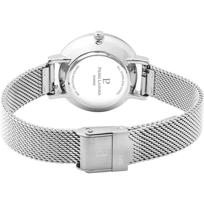 Montre PIERRE LANNIER Chouquette femme bracelet acier - vue 3