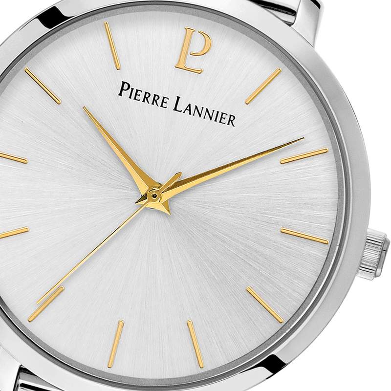 Montre PIERRE LANNIER Chouquette femme bracelet acier - vue D2