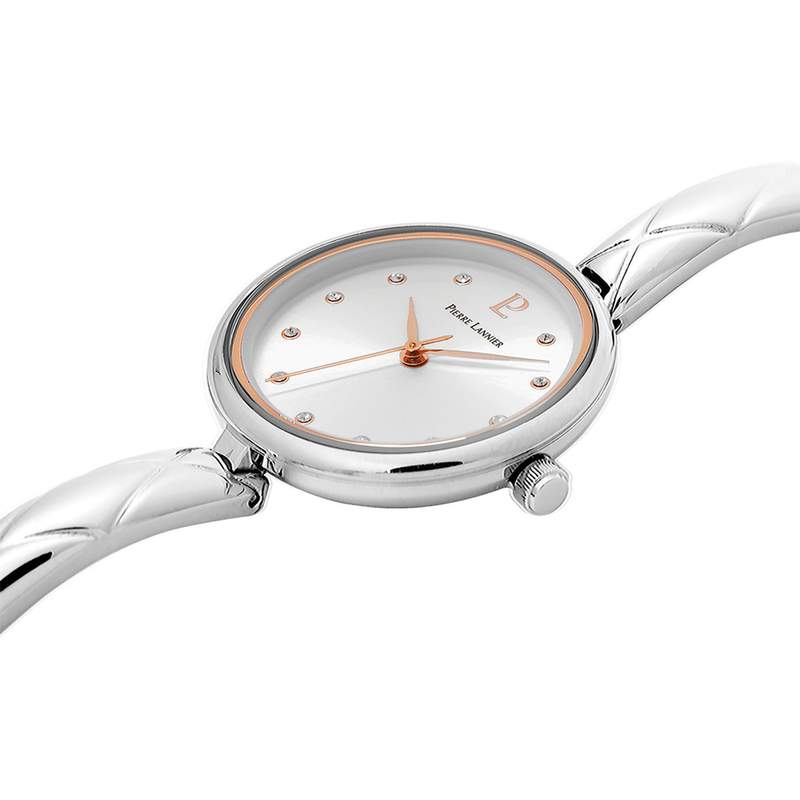 Montre PIERRE LANNIER Leia femme bracelet acier argent - vue 2