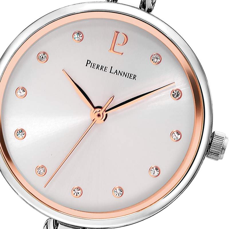 Montre PIERRE LANNIER Leia femme bracelet acier argent - vue D2