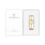 Montre PIERRE LANNIER Leia femme bracelet acier doré - vue D1