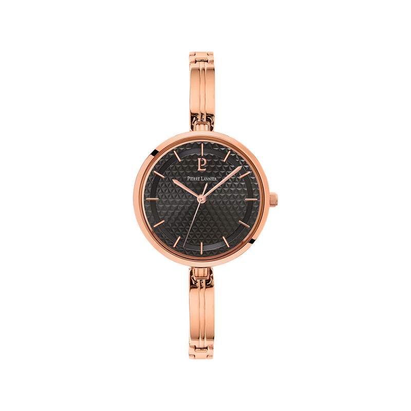 Montre PIERRE LANNIER pretty femme bracelet acier doré rose - vue 1