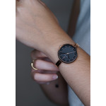 Montre PIERRE LANNIER pretty femme bracelet acier doré rose - vue porté 1