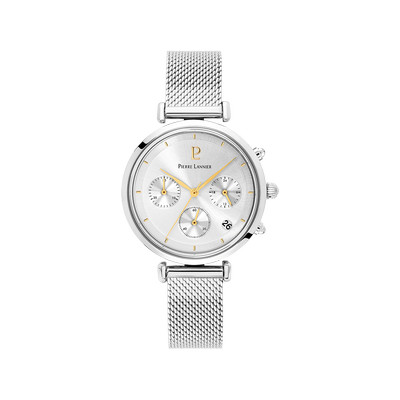 Montre PIERRE LANNIER Lutecia femme bracelet acier argent - vue 1