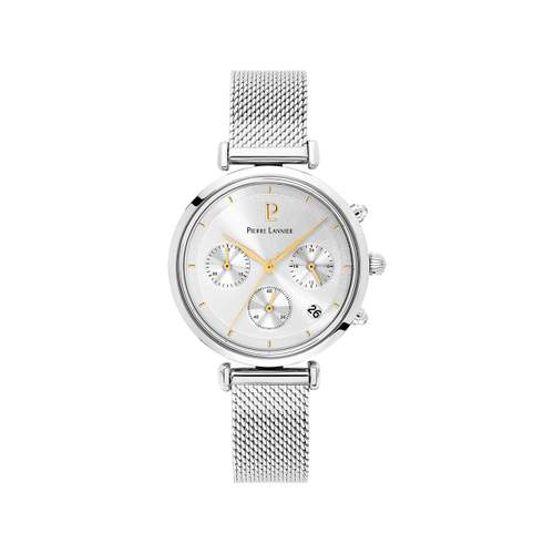 Montre PIERRE LANNIER Lutecia femme bracelet acier argent