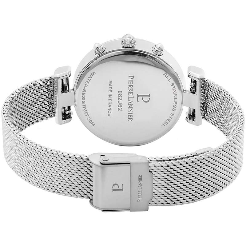 Montre PIERRE LANNIER Lutecia femme bracelet acier argent - vue 3
