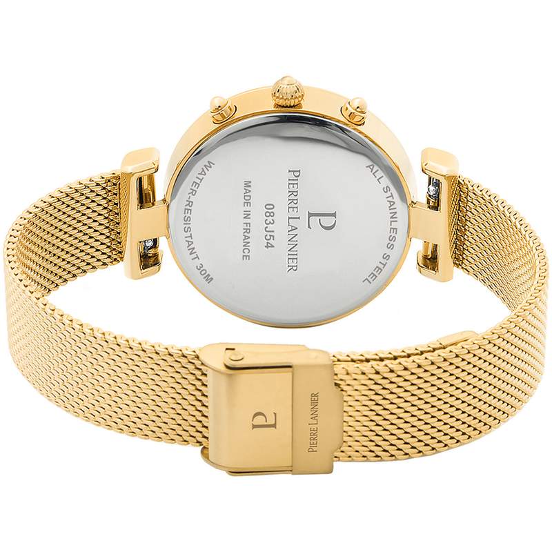 Montre PIERRE LANNIER lutecia femme bracelet acier doré - vue 3