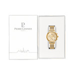 Montre PIERRE LANNIER lutecia femme bracelet acier doré - vue D1