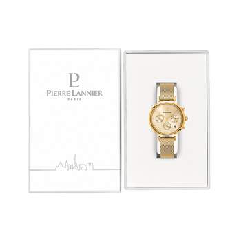 PIERRE LANNIER lutecia women's watch gold stainless steel bracelet