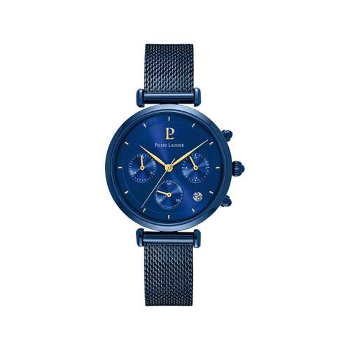PIERRE LANNIER Lutecia women's watch with blue stainless steel bracelet
