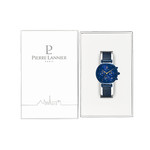 Montre PIERRE LANNIER Lutecia femme bracelet acier bleu - vue D1