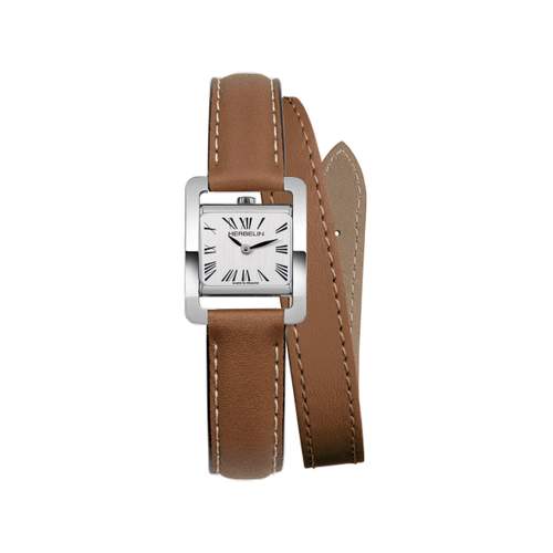 Herbelin 5th Avenue horloge in bruin leer