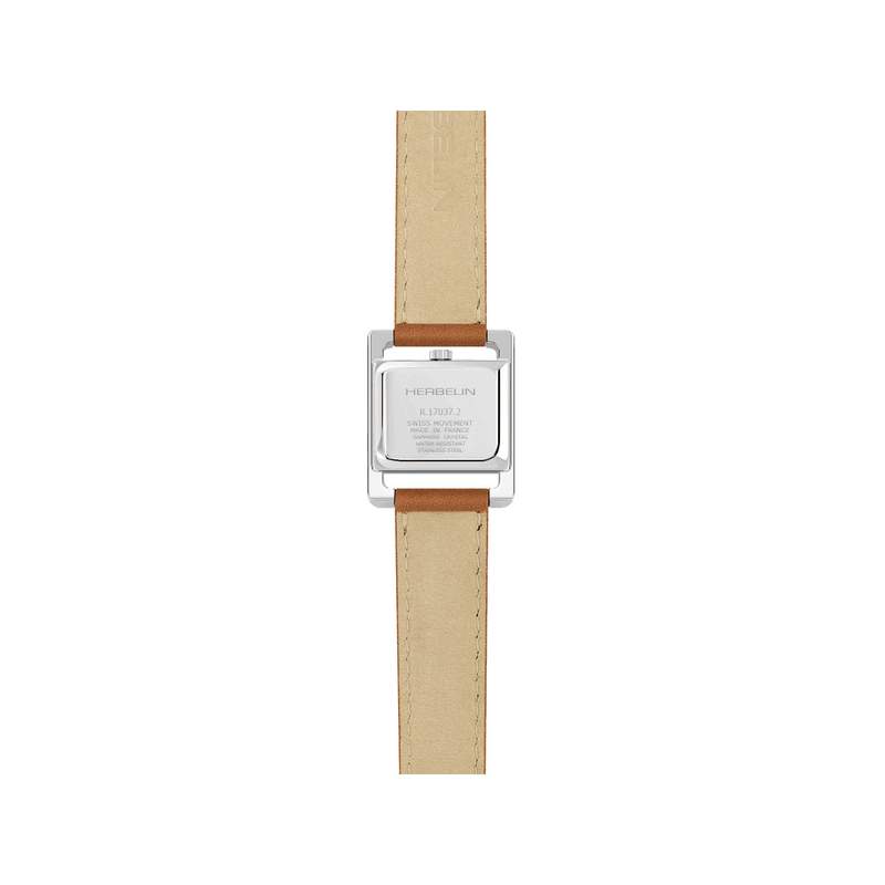 Montre herbelin 5ème avenue en cuir marron - vue 3
