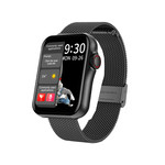 Montre SMARTY 2.0 new standing mixte connecté  bracelet acier noir - vue 1