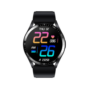 SMARTY 2.0 horloge gemengd ras aangesloten zwart metalen siliconen armband