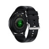 Montre SMARTY 2.0 race mixte connecté métal noir bracelet silicone noir - vue V3