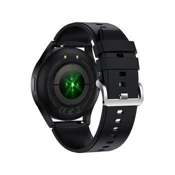 SMARTY 2.0 horloge gemengd ras aangesloten zwart metalen siliconen armband
