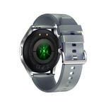 Montre SMARTY 2.0 race mixte connecté métal bracelet silicone gris - vue 3