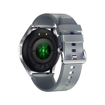 SMARTY 2.0 horloge gemengd ras aangesloten metalen siliconen armband grijs