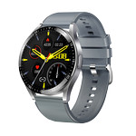 Montre SMARTY 2.0 race mixte connecté métal bracelet silicone gris - vue D1