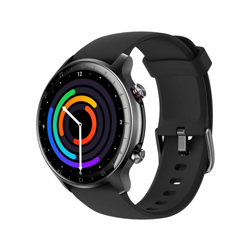 Montre SMARTY 2.0 arena mixte connecté céramique noire bracelet silicone noir - vue D4