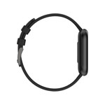 Montre SMARTY 2.0 trendy mixte connecté métal bracelet silicone noir - vue 2