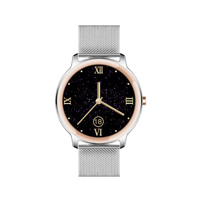 Montre SMARTY 2.0 elegance mixte connecté boîtier métal bracelet acier