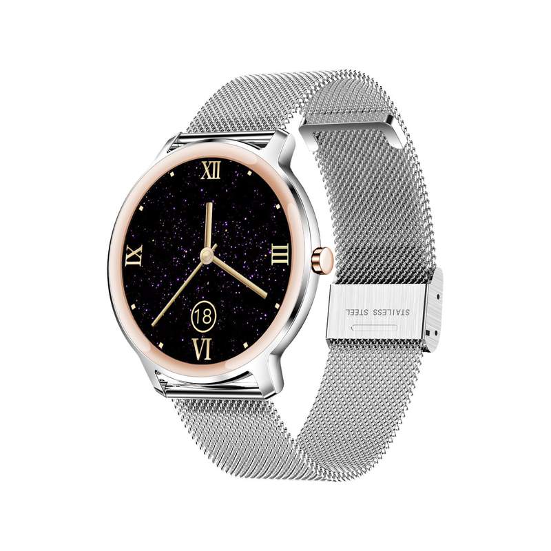 Montre SMARTY 2.0 elegance mixte connecté boîtier métal bracelet acier - vue 2
